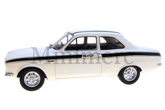 Ford Escort Mexico White 1973 (LTD to 96 PIECES) Scale Model